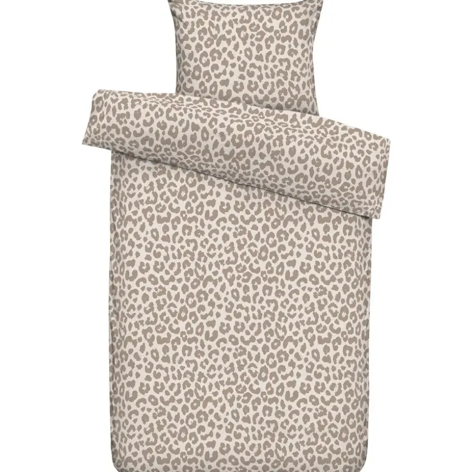 Dekbedovertrek Tobias - zand/taupe - 140x200/220 cm