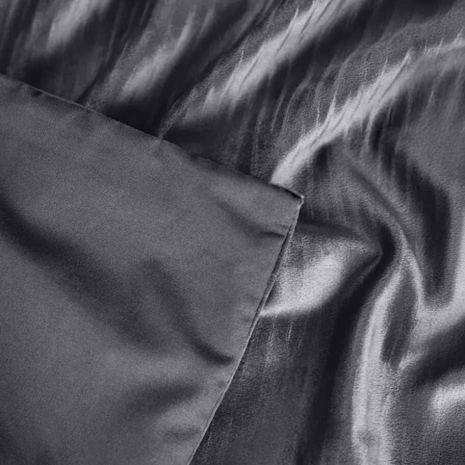 Dekbedovertrek Velvet Cartier 240x220 – Fluweelzacht Uni Design – Antraciet