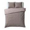 Dekbedovertrek 240x220 – Furry Check Design & Zacht Warm Fleece