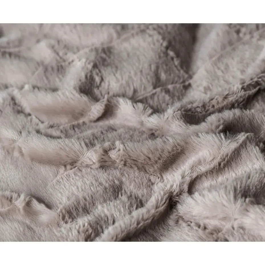 Dekbedovertrek 240x220 – Furry Check Design & Zacht Warm Fleece