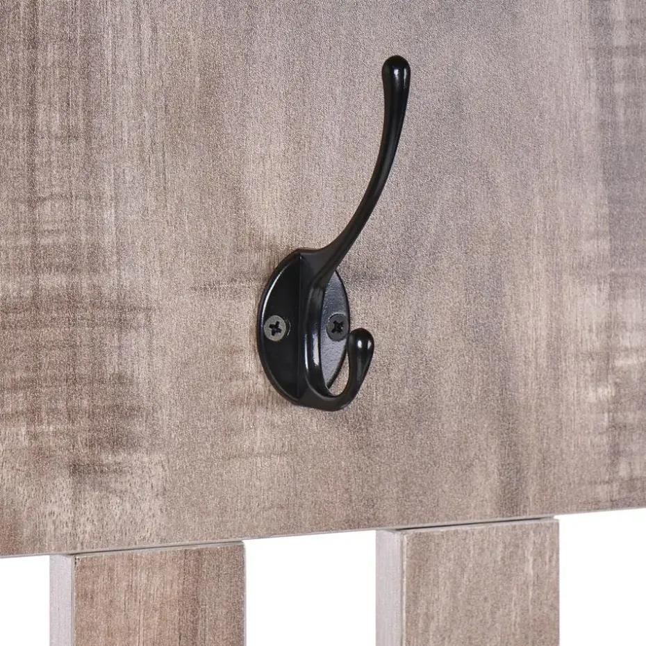DENILIQUIM - Schoenenkast - Donkerbruin - Hout