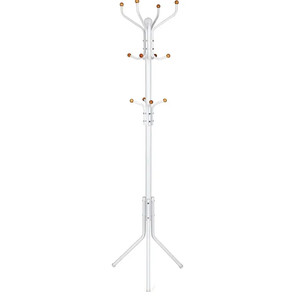 Design Kapstok met 12 Haken - Perfect in een Inkom hal - 182 cm - Wit