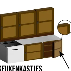 Deurkapstok -handdoekrek - zwart - metaal - 37 cm