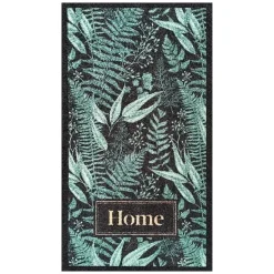 Deurmat Forest Leaves groen - 66x120 cm