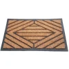 Deurmat rubber/kokos 40x70 cm - Ruit