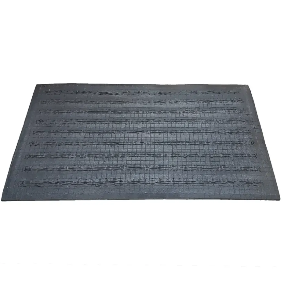Deurmat rubber/kokos 40x70 cm - Streep