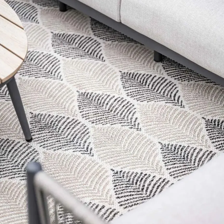 Diamo loungeset - 3-delig - carbon black - grey sand - valley sand