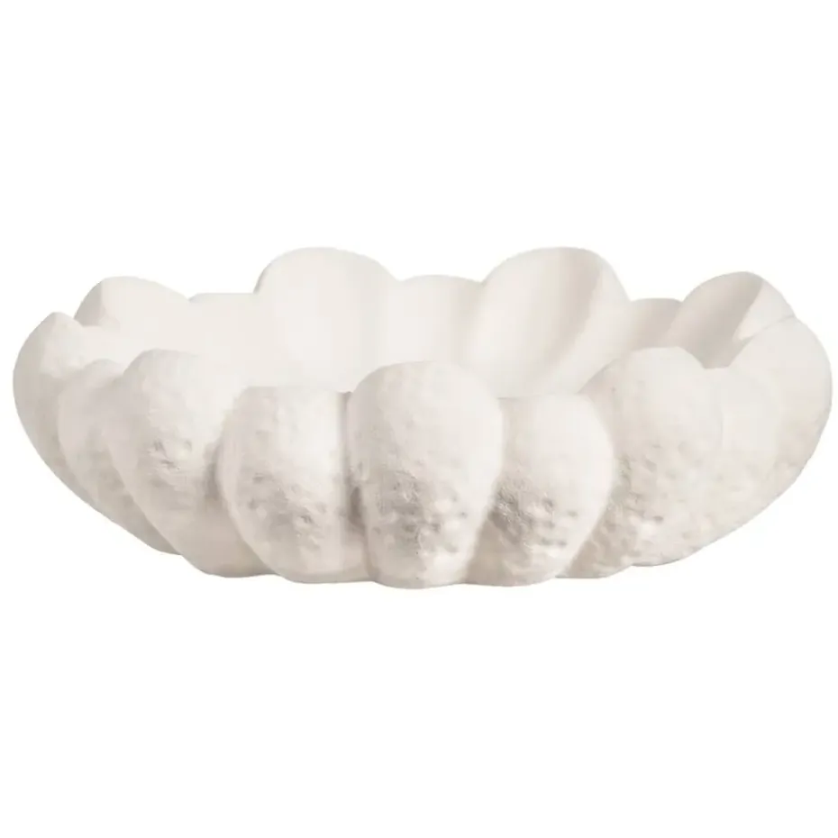 Dienblad Poppy - wit - stoneware - 6xØ22 cm