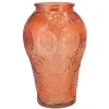 DK Design boeket vaas Circle - glas - oranje - 15 x 25 cm