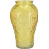 DK Design boeket vaas Circle - glas - geel - 15 x 25 cm