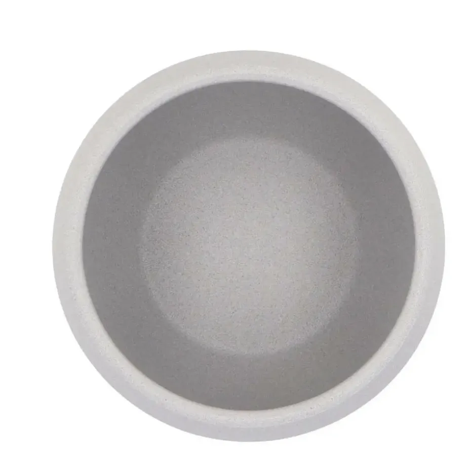 DK Design Plantenpot - Vinci - lichtgrijs mat - D13 x H14 cm