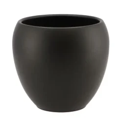 DK Design plantenpot - Vinci - zwart mat - D15 x H17 cm