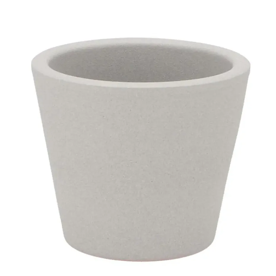 DK Design plantenpot - Vinci - lichtgrijs mat - D10 x H12 cm