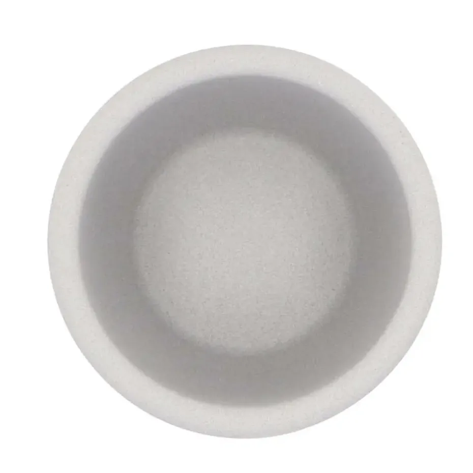 DK Design plantenpot - Vinci - lichtgrijs mat - D10 x H12 cm