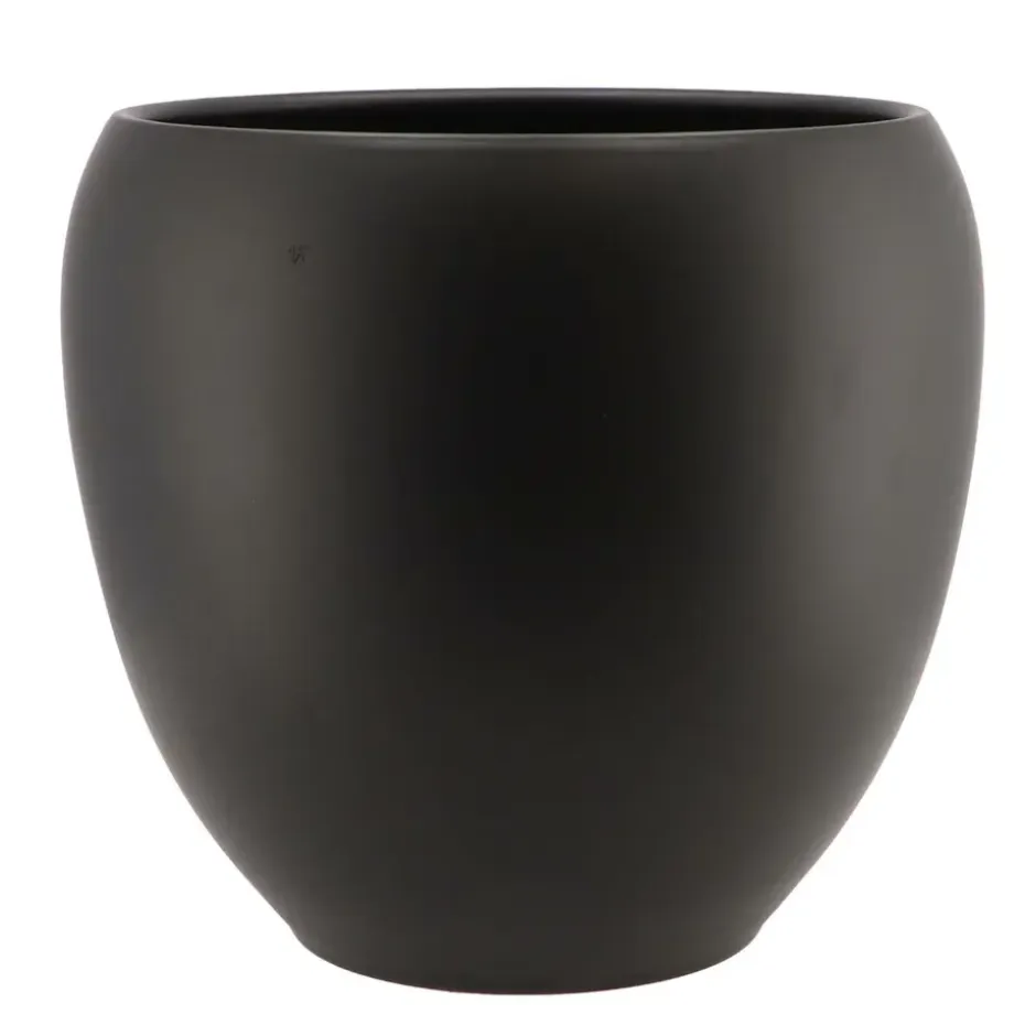 DK Design plantenpot - Vinci - zwart mat - D29 x H31 cm