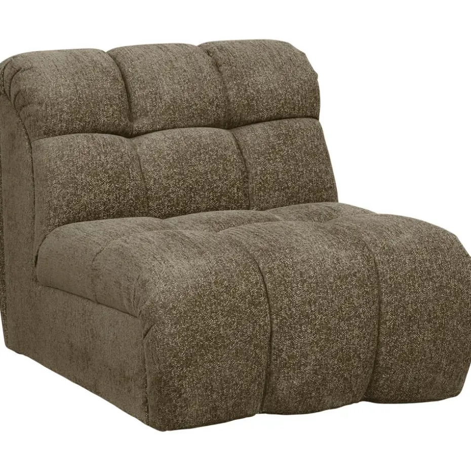 Draaifauteuil Beau - stof Raven - bruin