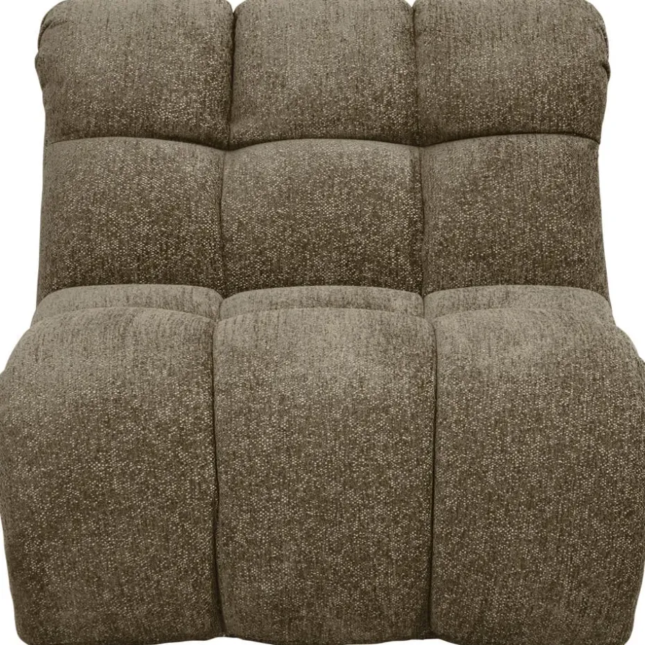 Draaifauteuil Beau - stof Raven - bruin