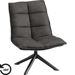 Draaifauteuil Clayton - antraciet