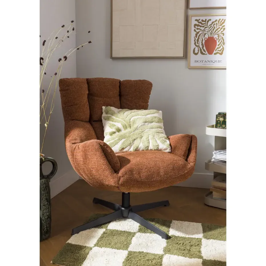 Draaifauteuil Hidde - terra