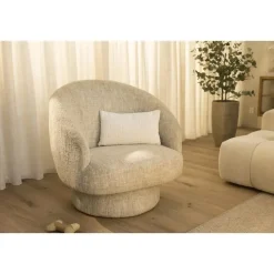 Draaifauteuil Lieve - beige