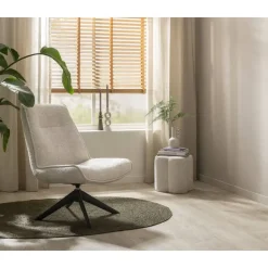 Draaifauteuil Nora - crème