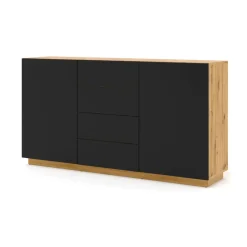 Dressoir Aura 89x164x41 Zwart