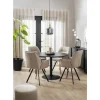 Dressoir Julia - zwart - 86x156x40 cm