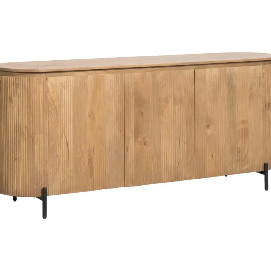 Dressoir Vito - lichtbruin - 81x180x43 cm