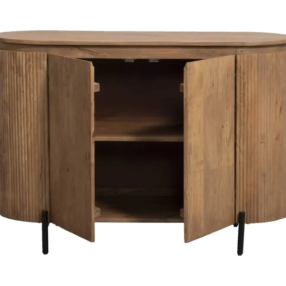 Dressoir Vito - lichtbruin - 81x115x43 cm