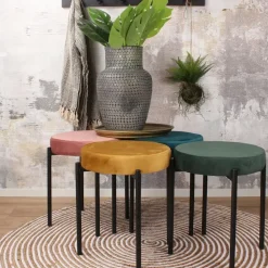 DS4U - Mika velvet kruk goud