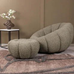 DS4U - Olivia DLX fauteuil teddy - groen