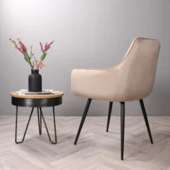 DS4U - Ravi 3.0 eetkamerstoel velours - champagne