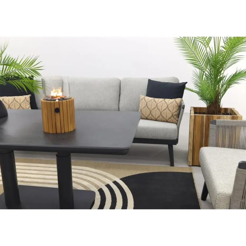Durban/Medina verstelbare stoel-bank loungeset - 4-delig