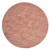 Dutch Lifestyle - Viscose - Vloerkleed - 115cm rond - Rood