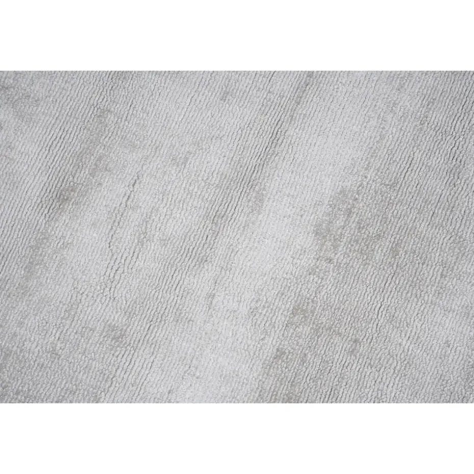 Dutch Lifestyle - Viscose - Vloerkleed - 115cm rond - Grijs