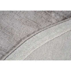 Dutch Lifestyle - Viscose - Vloerkleed - 115cm rond - Grijs