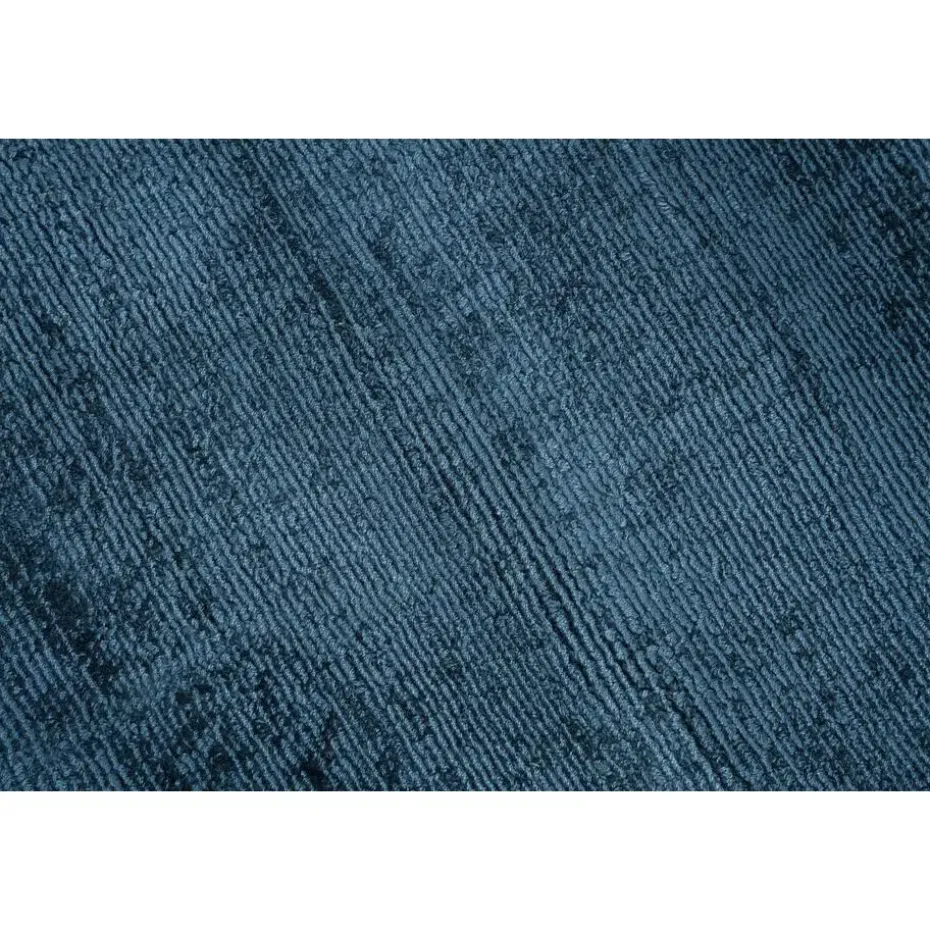 Dutch Lifestyle - Viscose - Vloerkleed - 195cm rond - Blauw