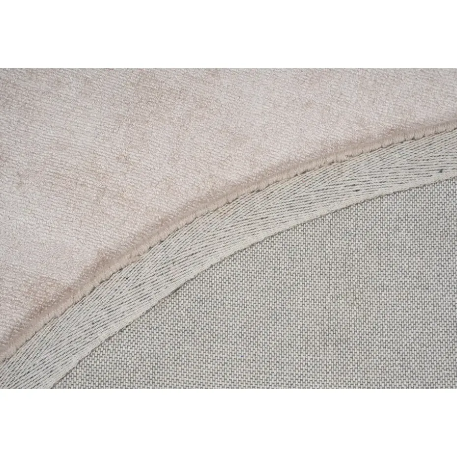 Dutch Lifestyle - Viscose - Vloerkleed - 115cm rond - Beige