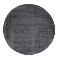 Dutch Lifestyle - Viscose - Vloerkleed - 195cm rond - Grijs