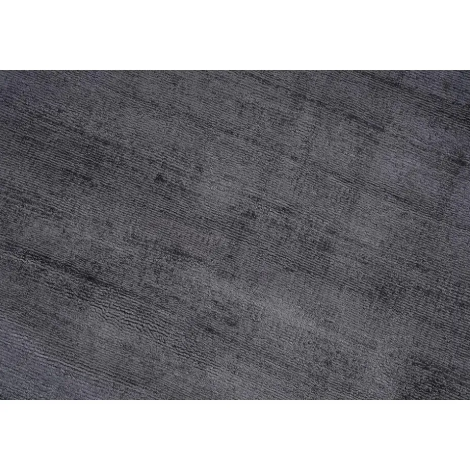 Dutch Lifestyle - Viscose - Vloerkleed - 195cm rond - Grijs
