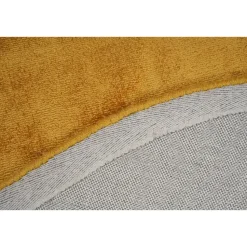 Dutch Lifestyle - Viscose - Vloerkleed - 115cm rond - Geel