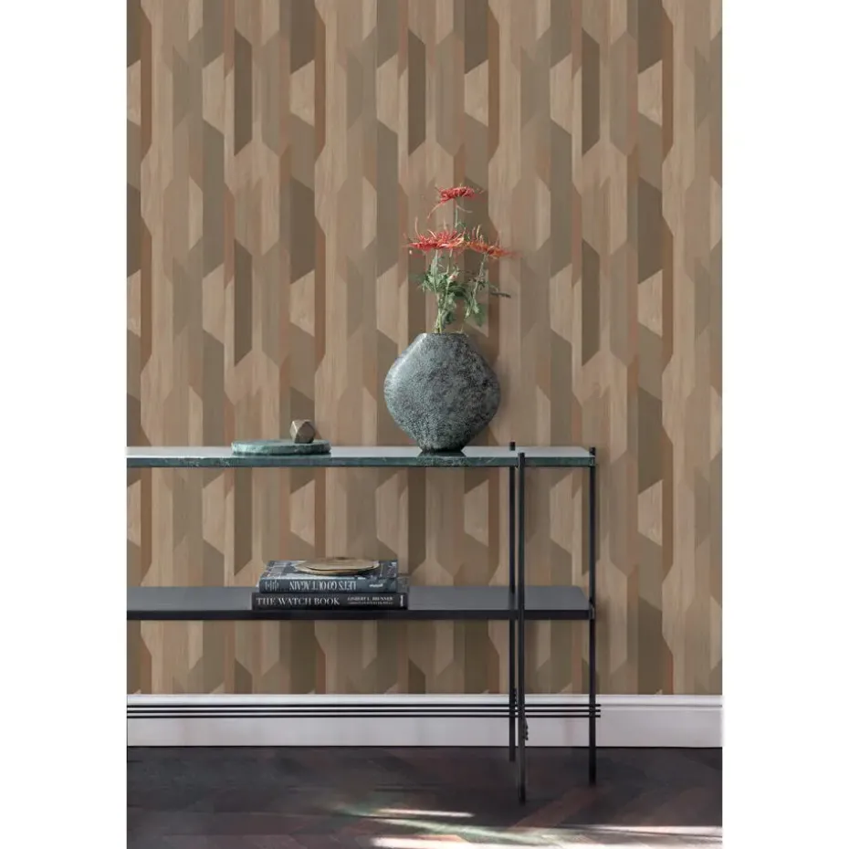 Dutch Wallcoverings - Asperia- Kiruna bruin - A57002