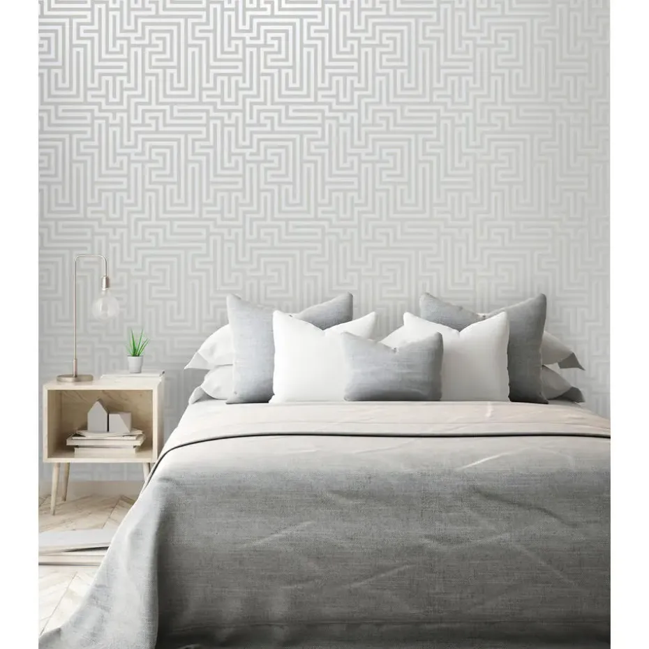 Dutch Wallcoverings - Indulgence Maze grey - 0,53x10,05m
