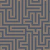 Dutch Wallcoverings - Indulgence Maze navy - 0,53x10,05m