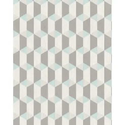 Dutch Wallcoverings - Inspiration Wall kubus blauw - 0,53x10,05m