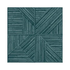 Dutch Wallcoverings - Jungle Fever Paglia blauw - 0,53x10,05m