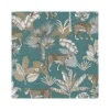 Dutch Wallcoverings - Jungle Fever Leopard blauw/beige - 0,53x10,05m