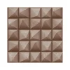 Dutch Wallcoverings - Reflets 3D vierkant koper - 0,53x10,05m