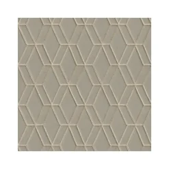 Dutch Wallcoverings - Wallstitch hexagonal grey - 0,53x10,05m