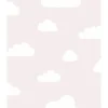 Dutch Wallcoverings behang - My Kingdom Clouds roze/wit - 0.53x10,05m